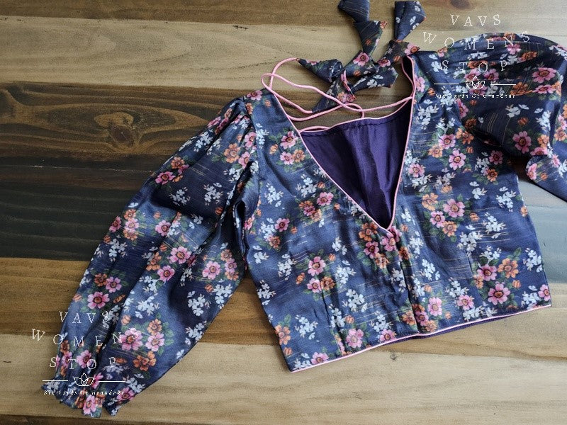 Floral Silk Blouse