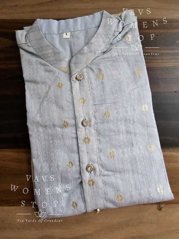 Men's Soft Benarasi Cotton Kurta