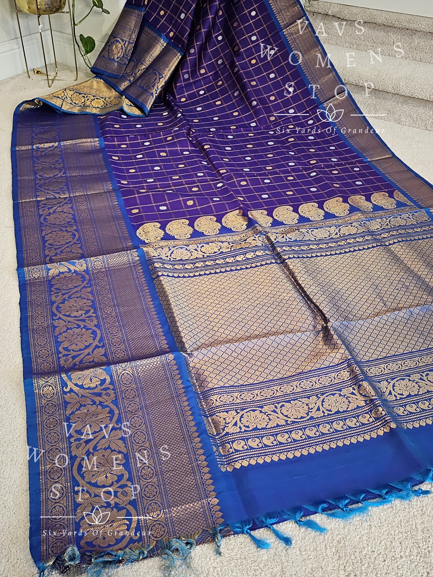 Pure Gadwal Silk Saree - Blouse