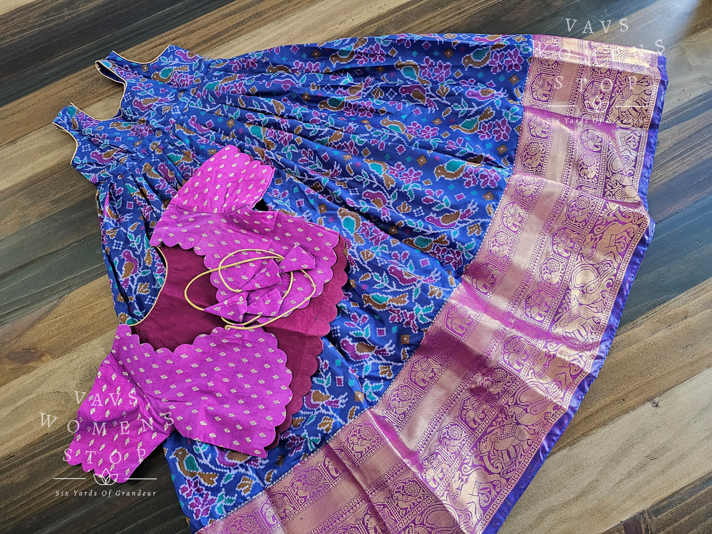 Designer Patola Lehenga/Langa Blouse