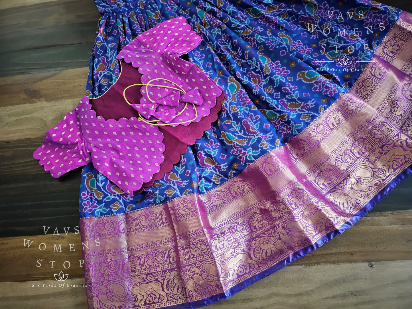 Designer Patola Lehenga/Langa Blouse