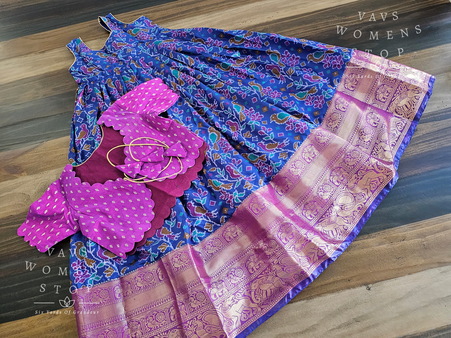 Designer Patola Lehenga/Langa Blouse