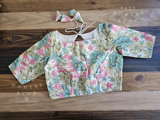 Designer Floral Blouse