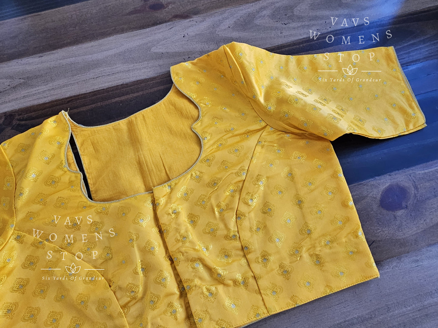 Yellow Benarasi Blouse