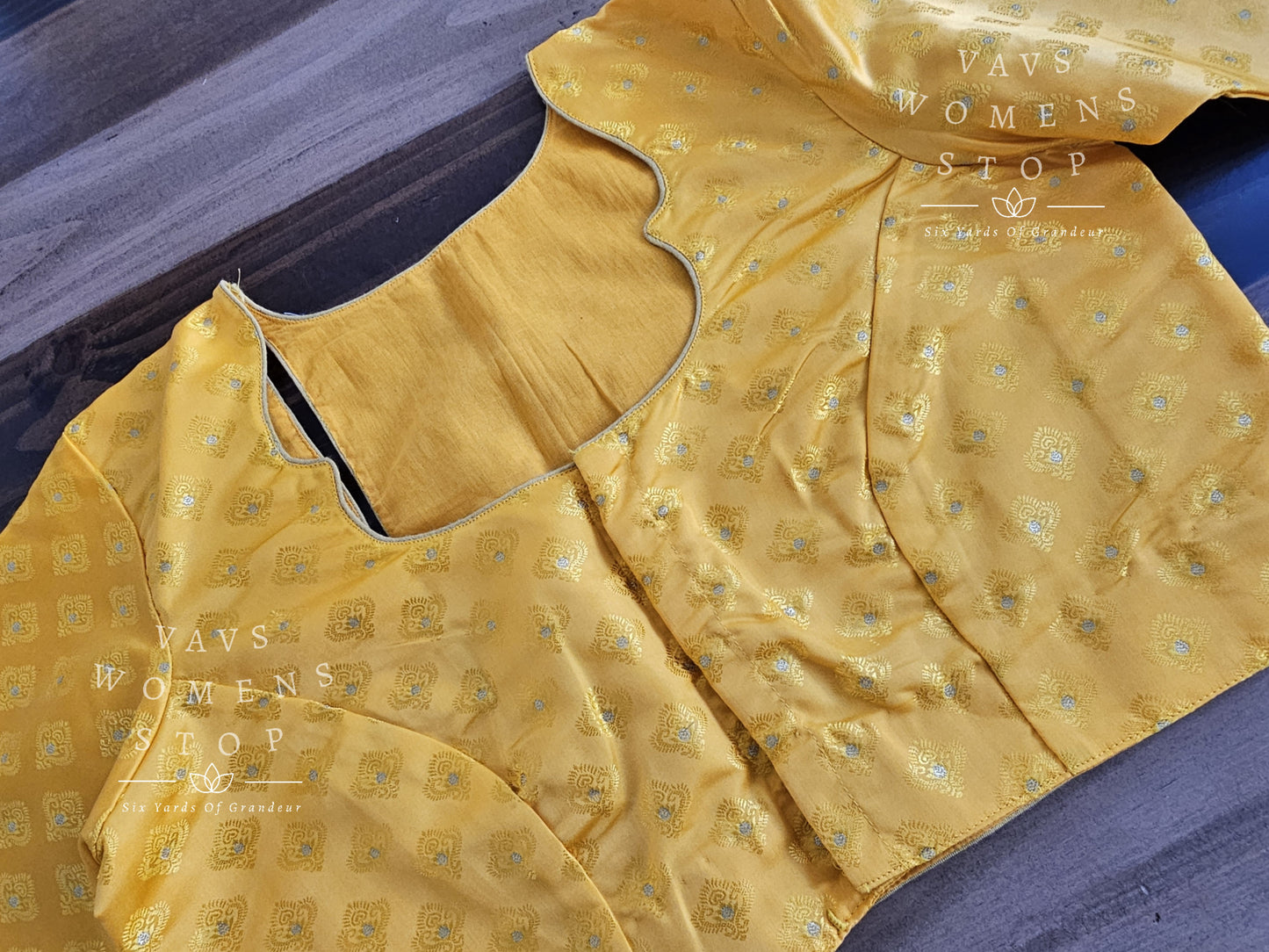 Yellow Benarasi Blouse