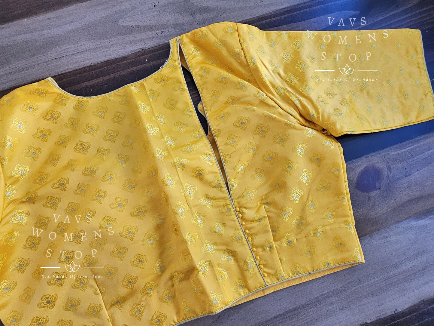 Yellow Benarasi Blouse