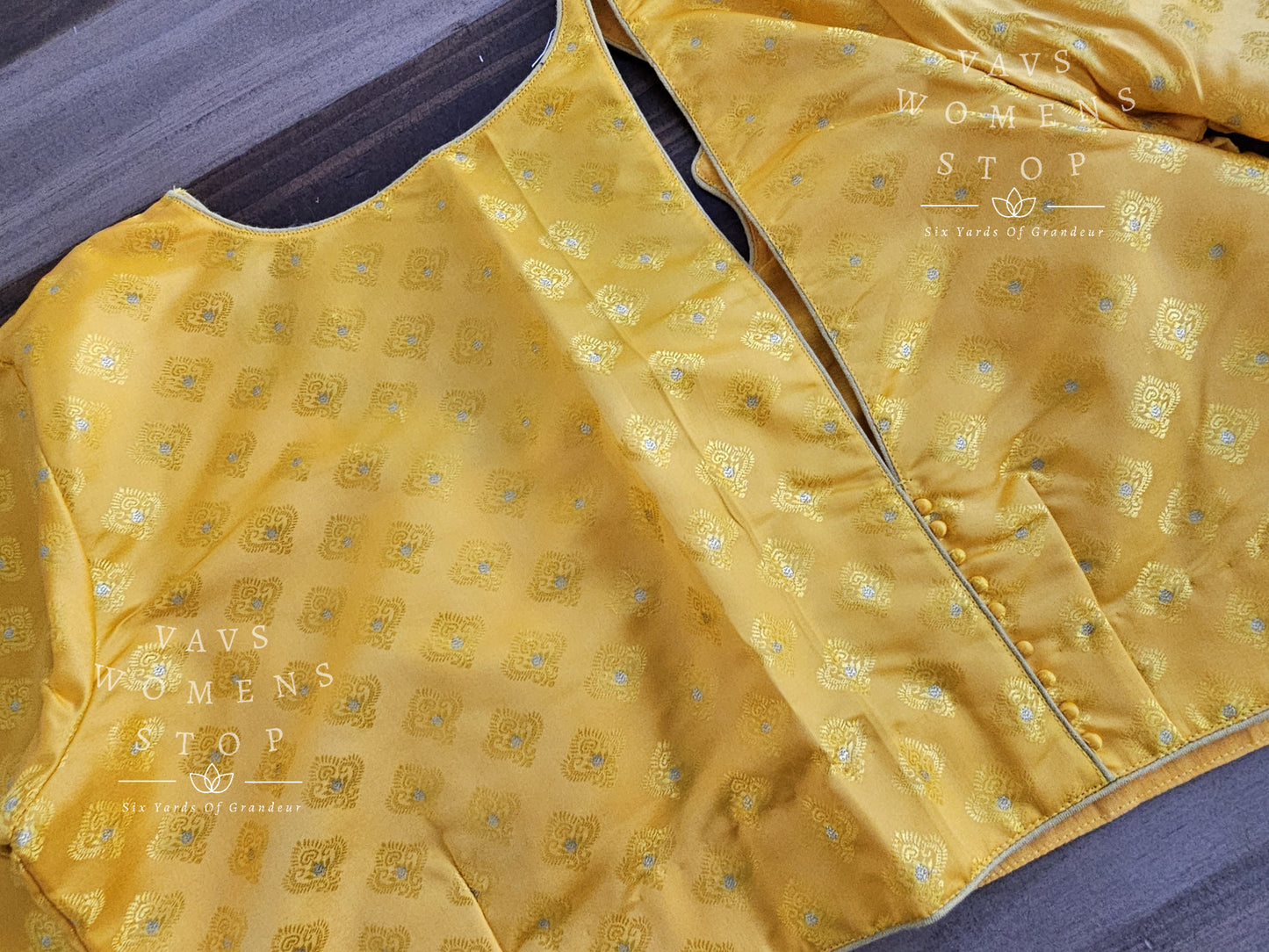 Yellow Benarasi Blouse