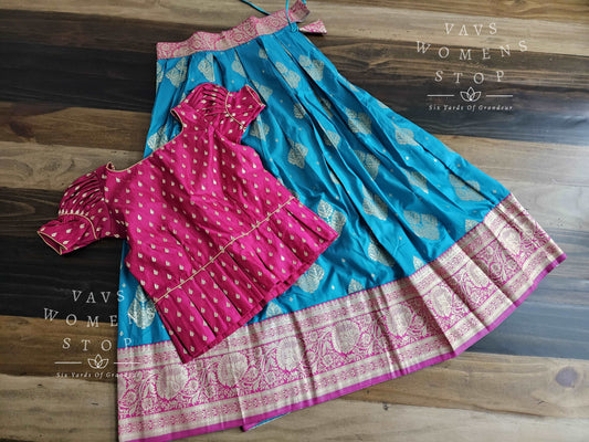 Benarasi Uppada Silk Lehenga Blouse