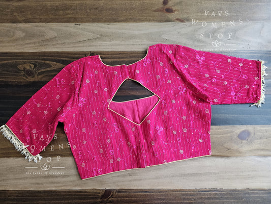 Georgette Sequins Blouse