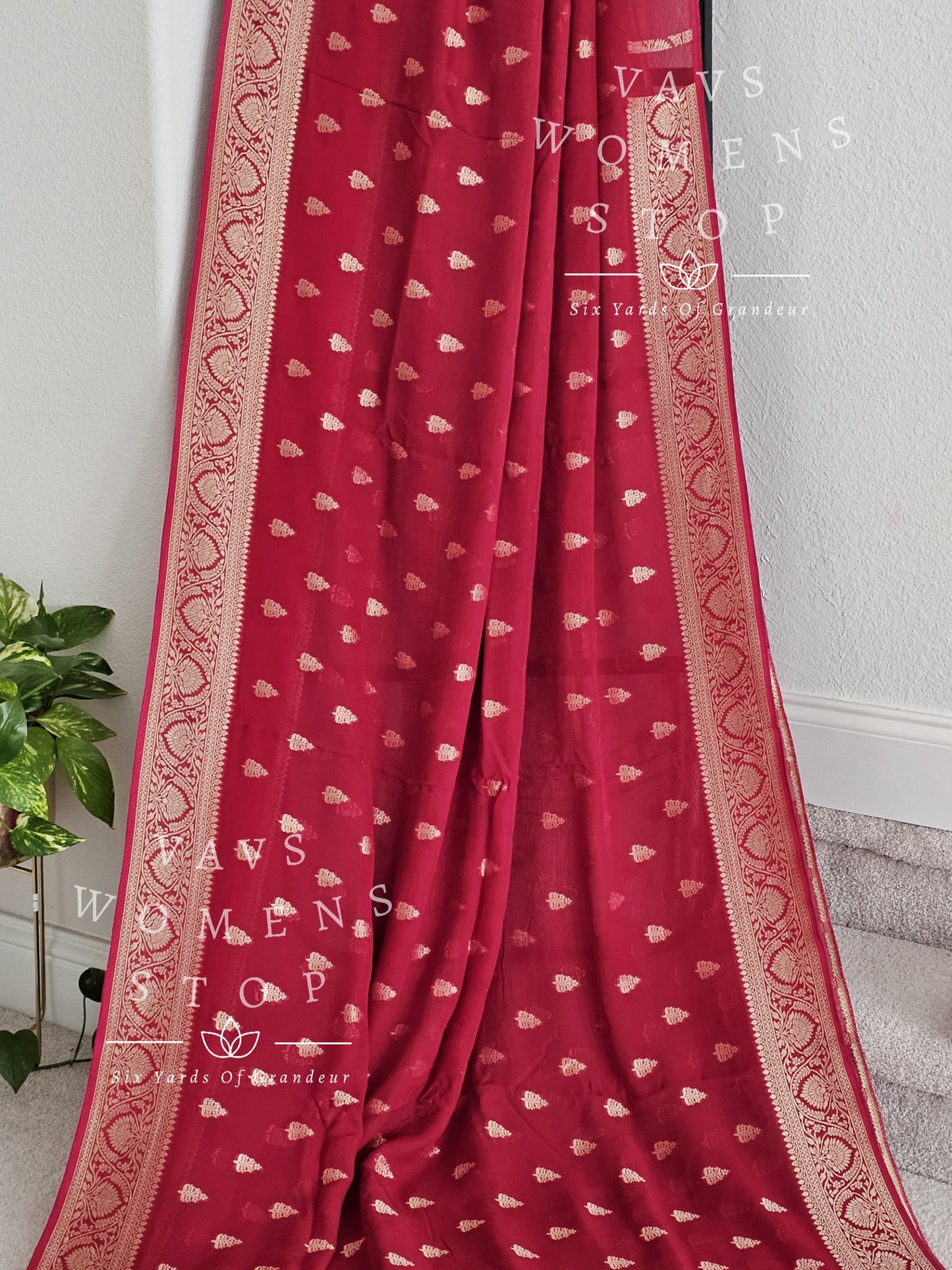 Designer Viscose Georgette Silk Saree