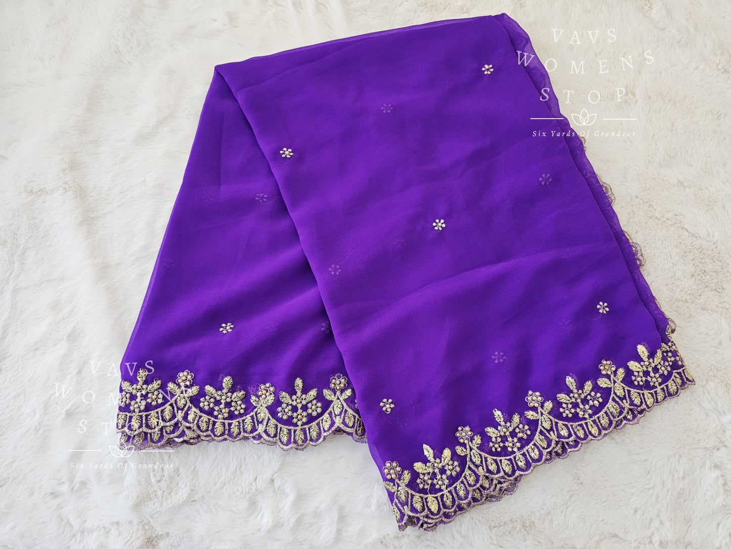 Soft Chinon Silk Cutwork Duppata