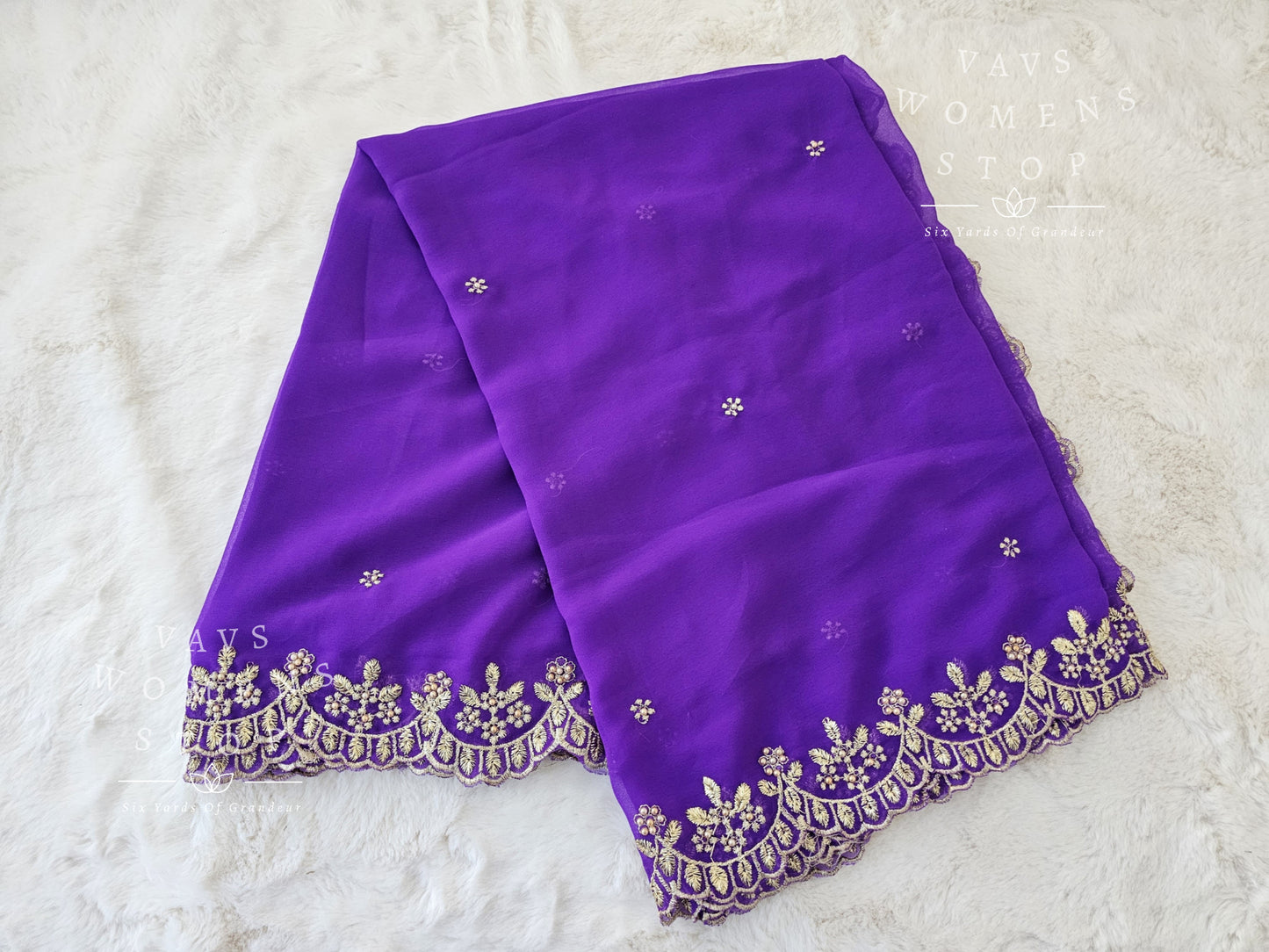 Soft Chinon Silk Cutwork Duppata