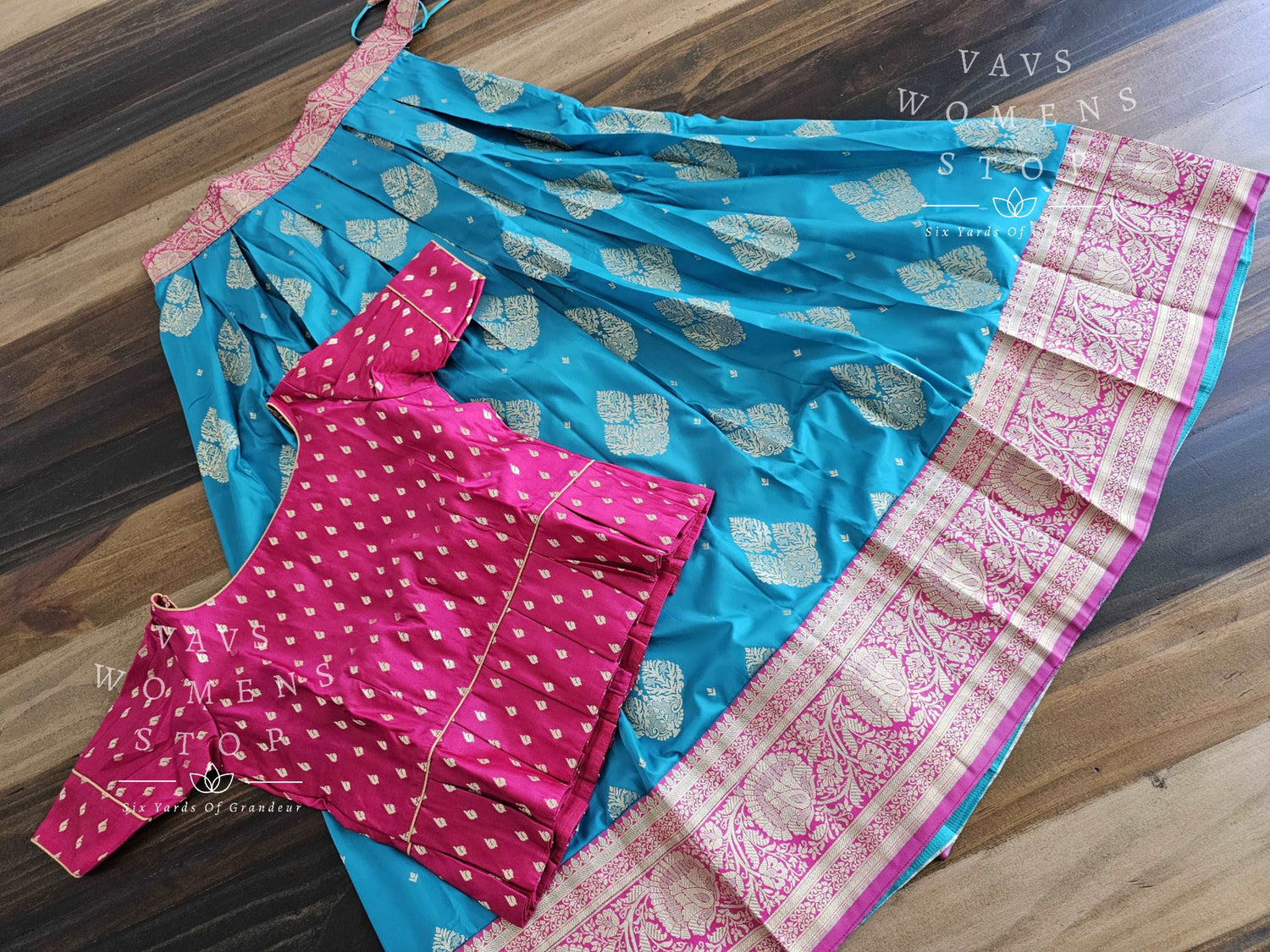 Designer Benarasi Paithani Lehenga/Langa Blouse