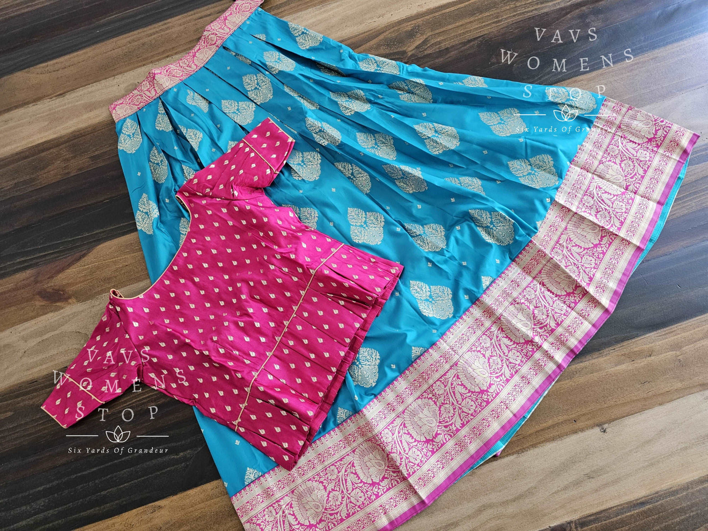 Designer Benarasi Paithani Lehenga/Langa Blouse