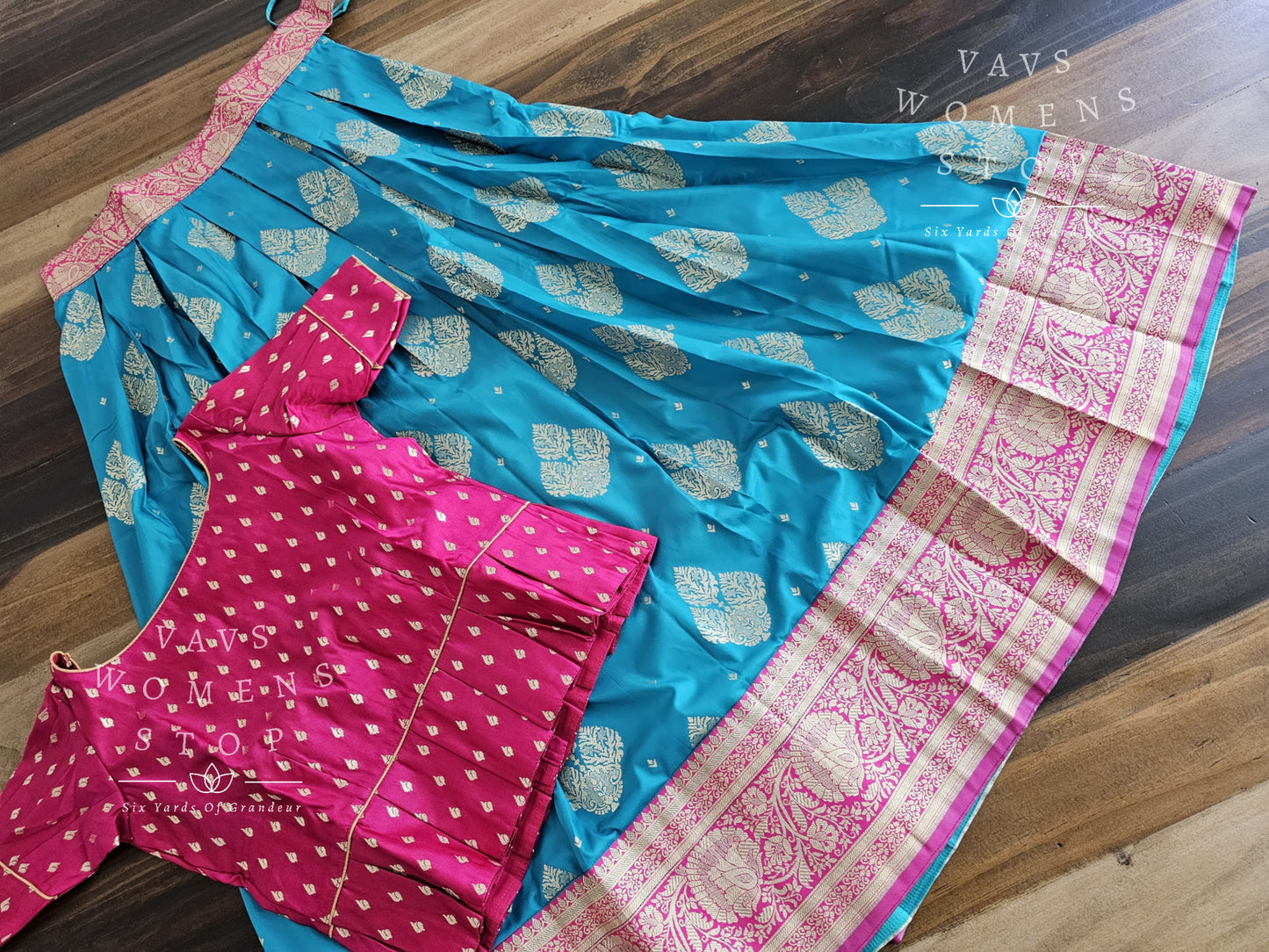 Designer Benarasi Paithani Lehenga/Langa Blouse