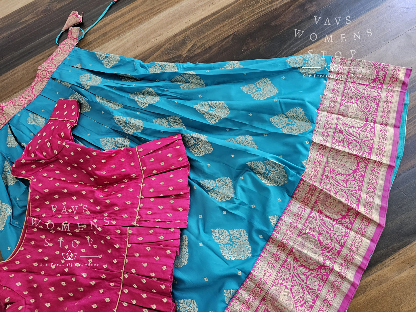 Designer Benarasi Paithani Lehenga/Langa Blouse