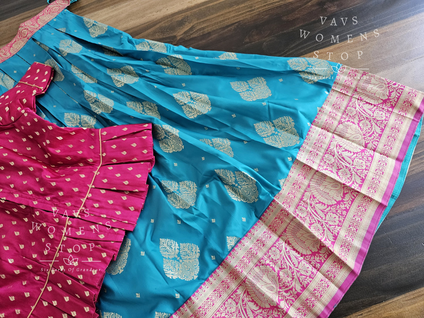 Designer Benarasi Paithani Lehenga/Langa Blouse