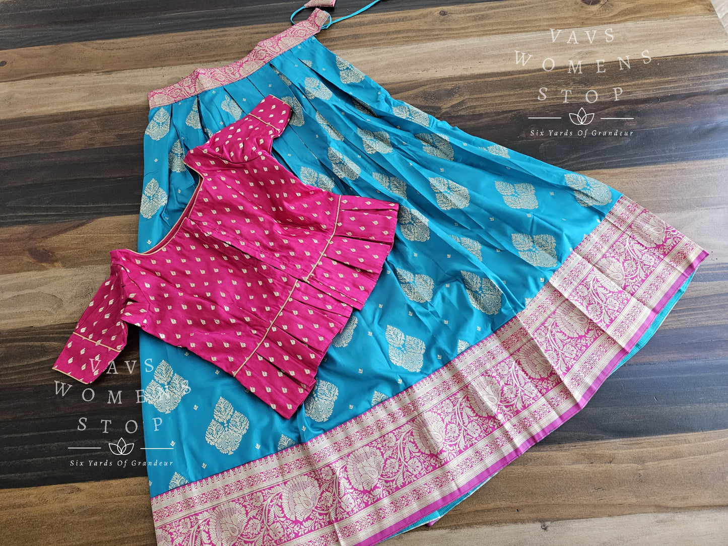 Designer Benarasi Paithani Lehenga/Langa Blouse