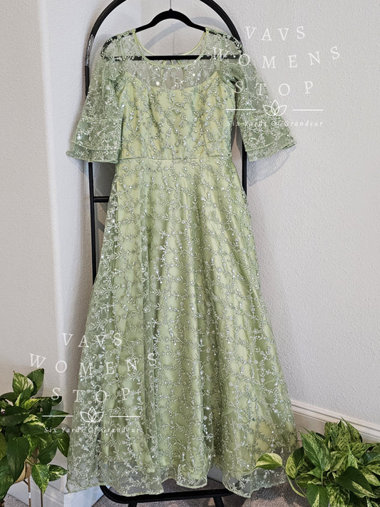 Tailored Collection - Designer Long Frock/Gown Size XL