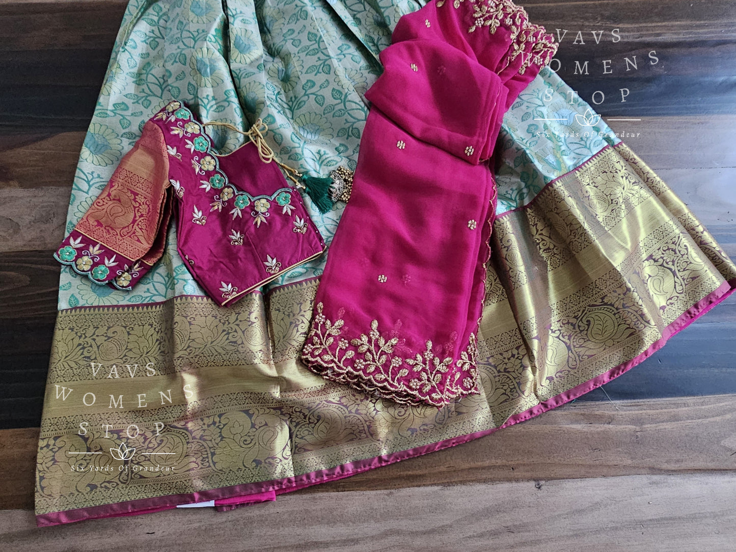 Traditional Half Saree Set