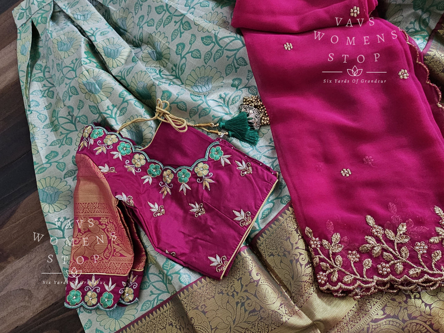 Traditional Half Saree Set