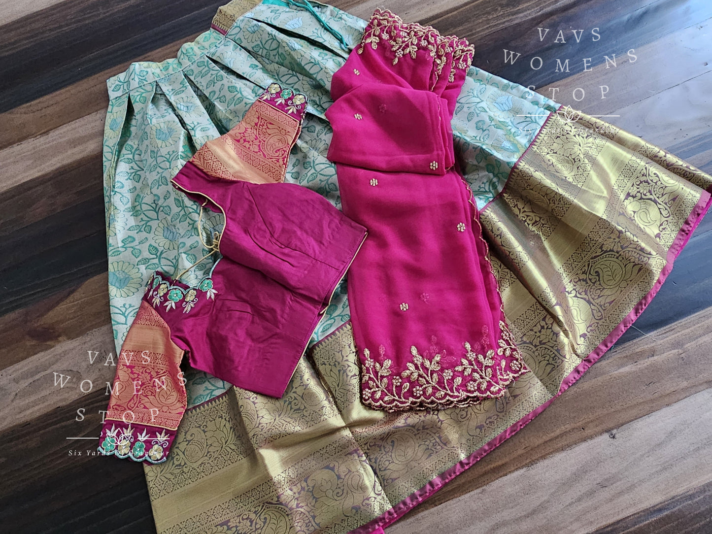 Traditional Half Saree Set