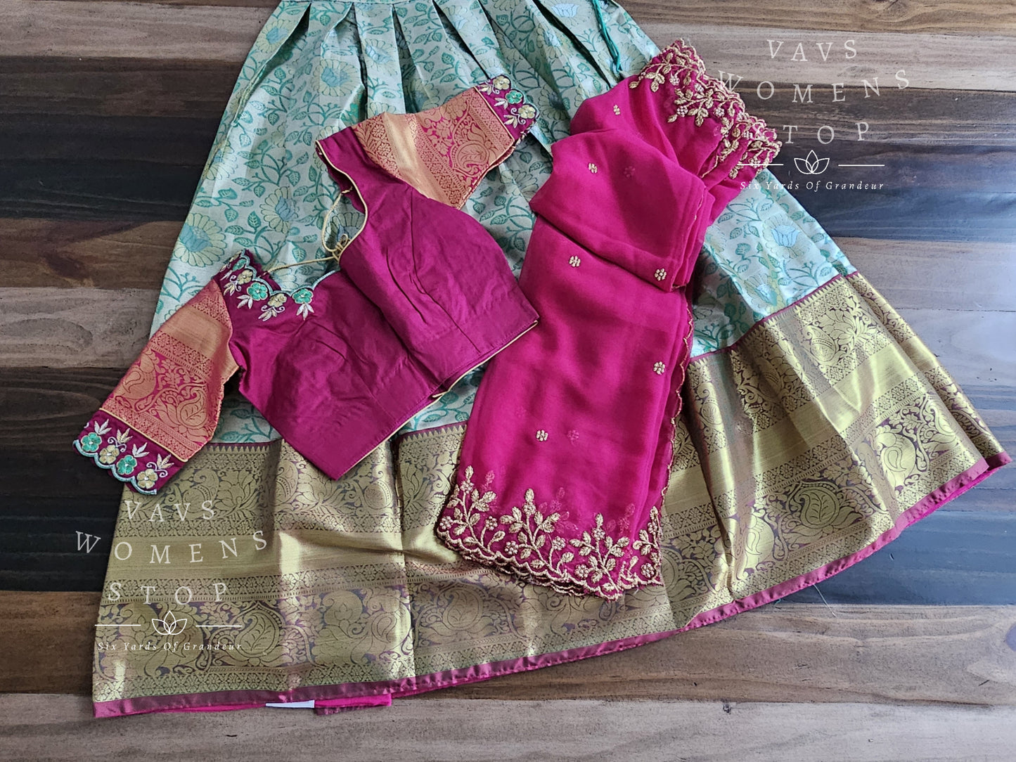 Traditional Half Saree Set