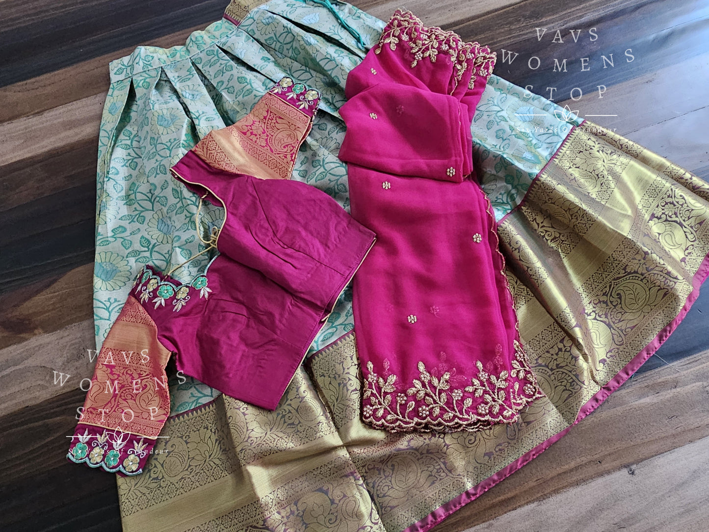 Traditional Half Saree Set