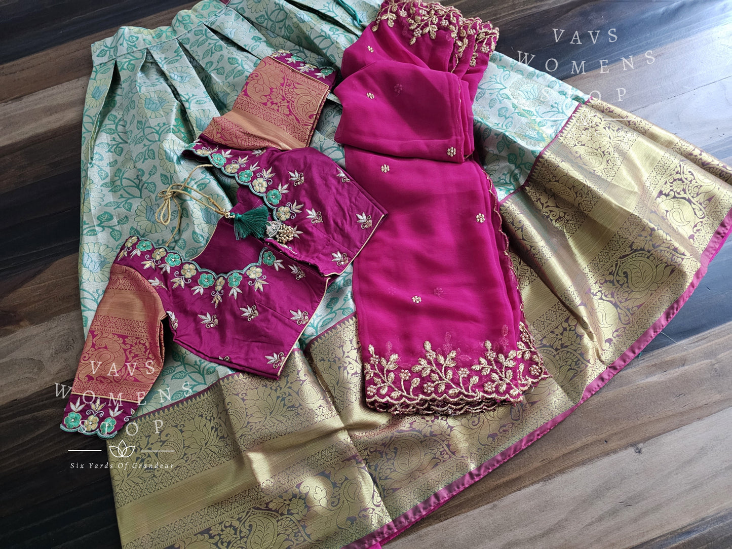 Traditional Half Saree Set