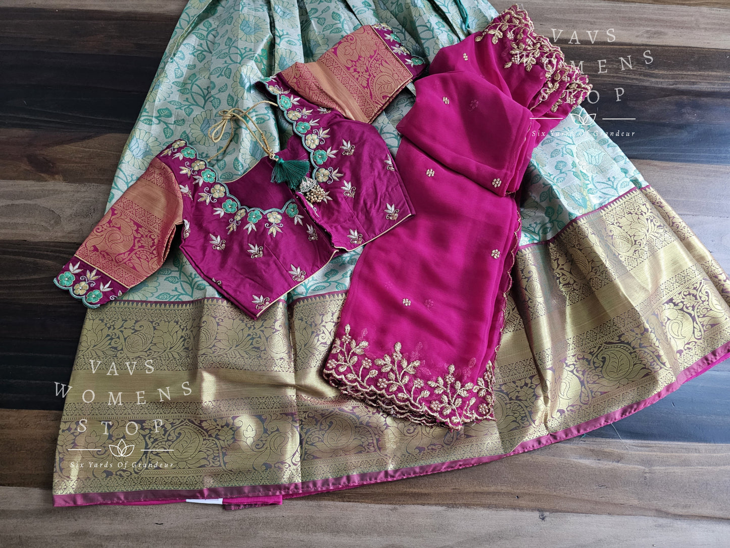 Traditional Half Saree Set