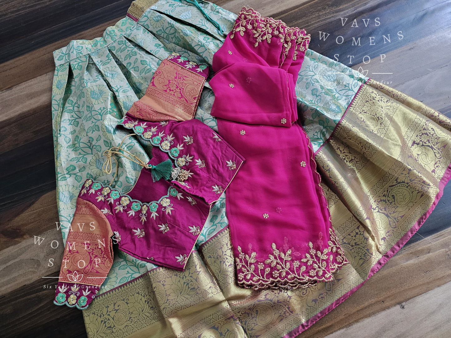 Traditional Half Saree Set