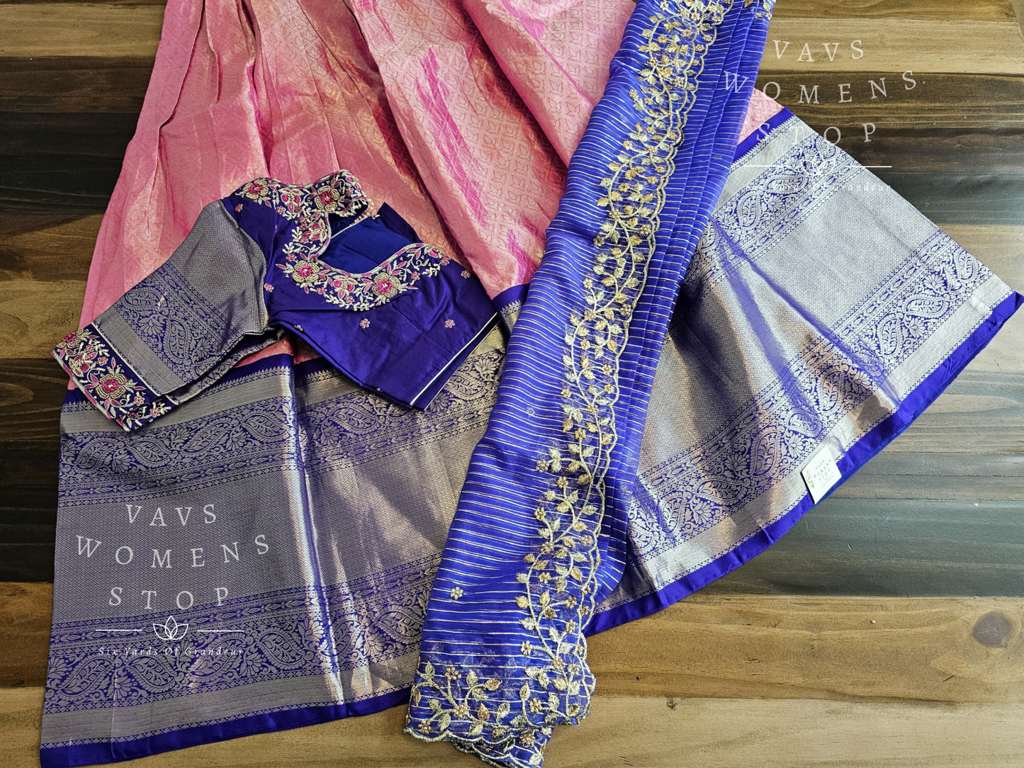 Pure Kanchi Silk Traditional Half Saree Set