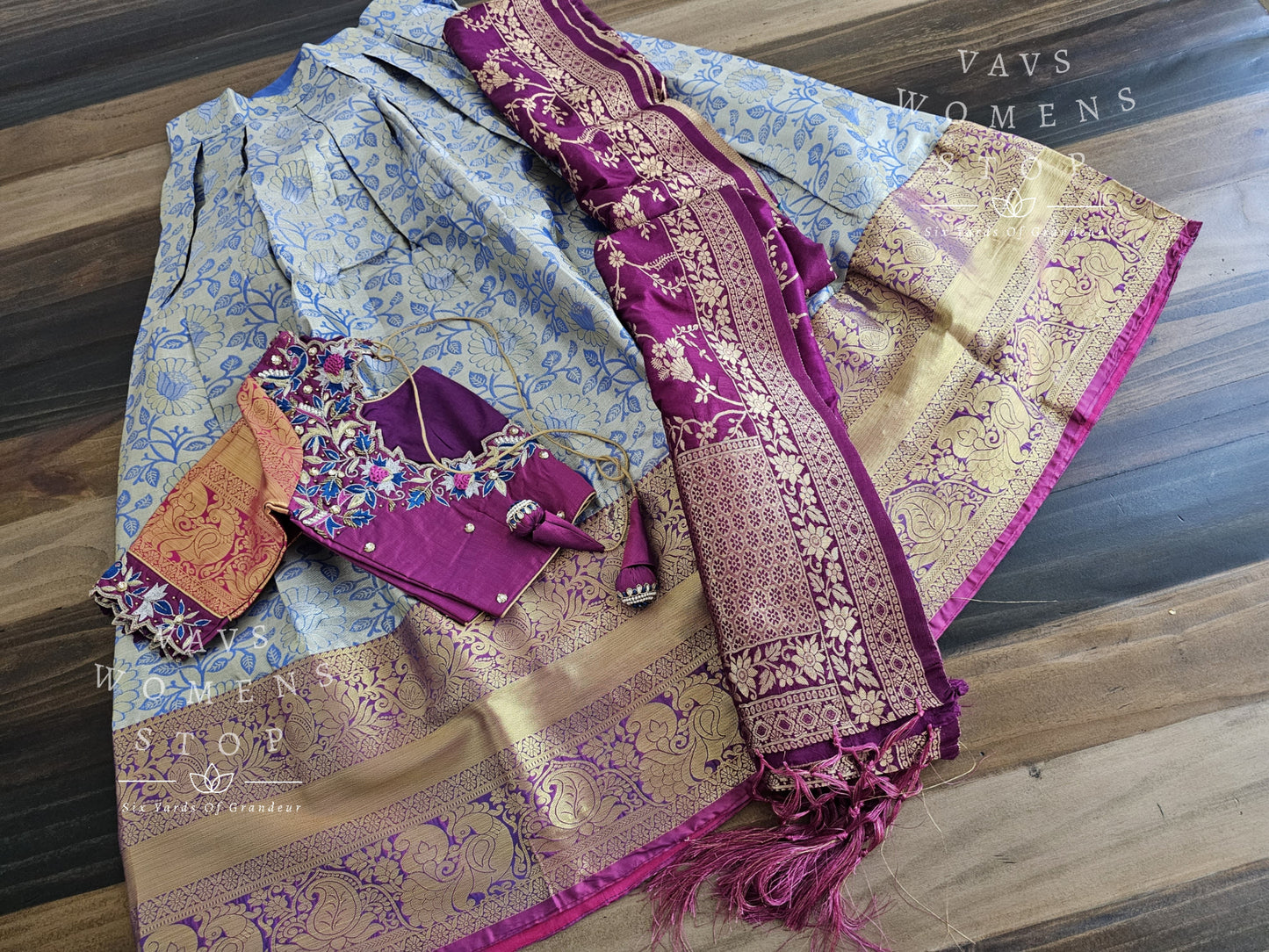 Traditional Half Saree Set