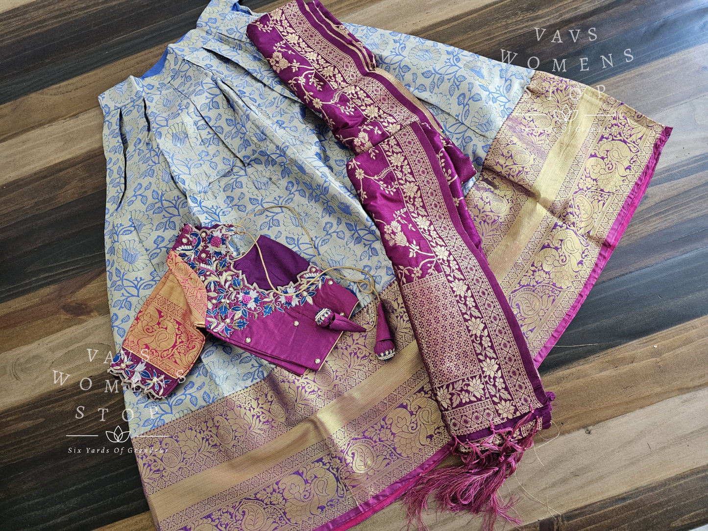 Traditional Half Saree Set