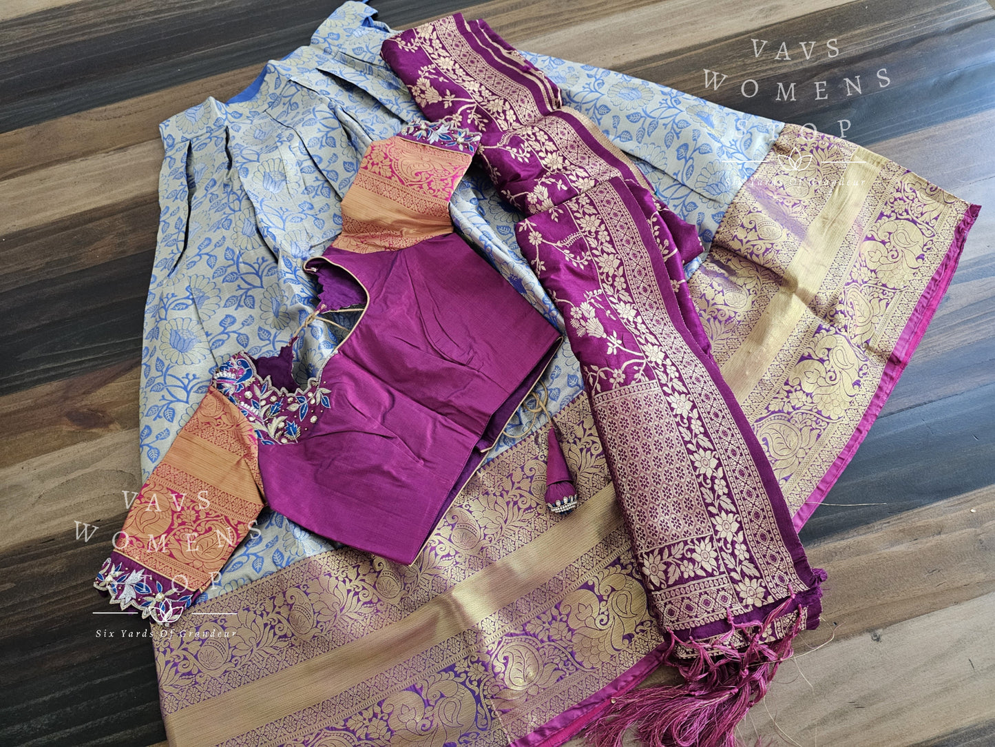 Traditional Half Saree Set