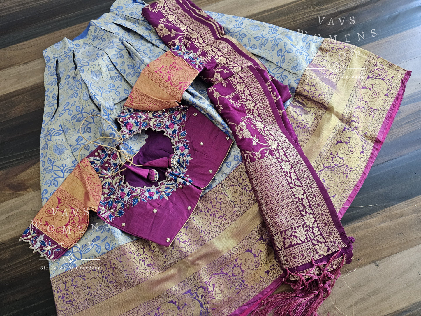 Traditional Half Saree Set