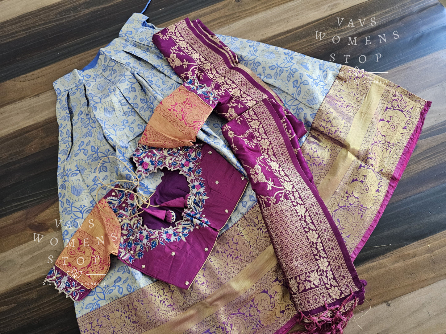 Traditional Half Saree Set