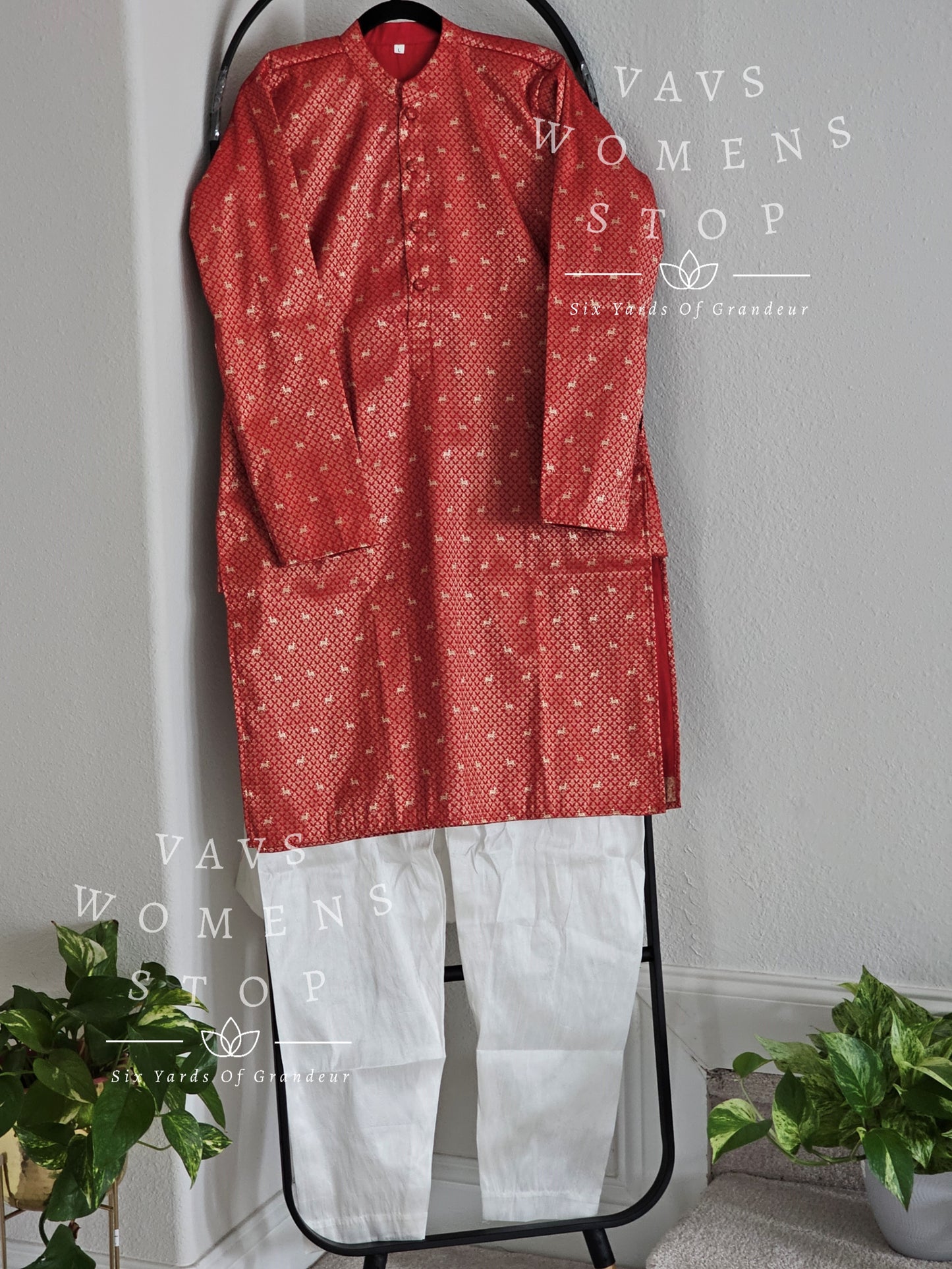 Men's Benarasi Kurta - Pajama Set