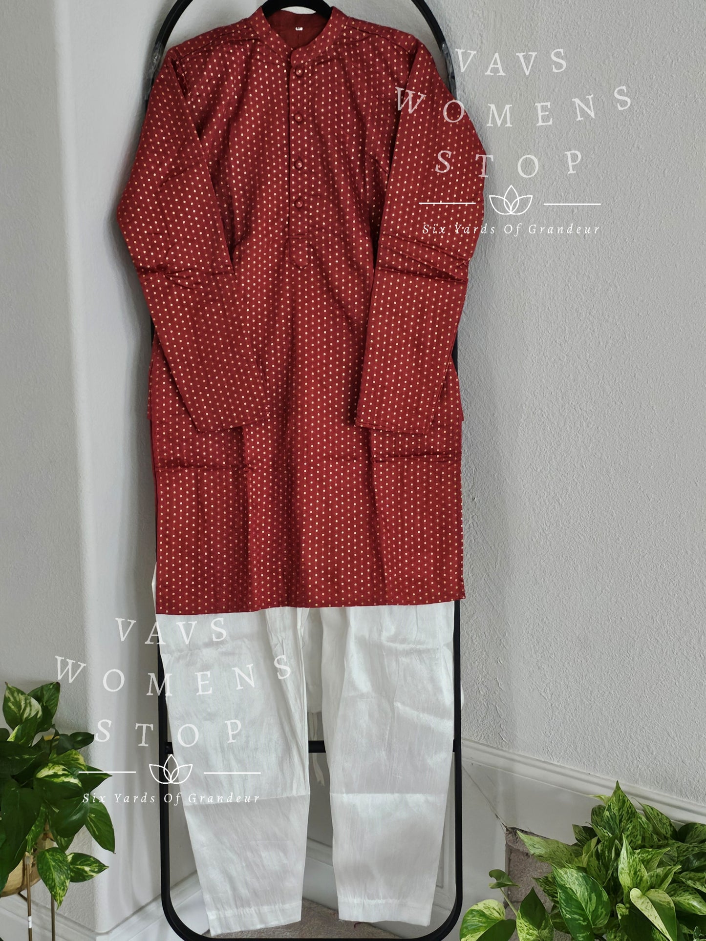 Men's Soft Benarasi Kurta - Pajama Set