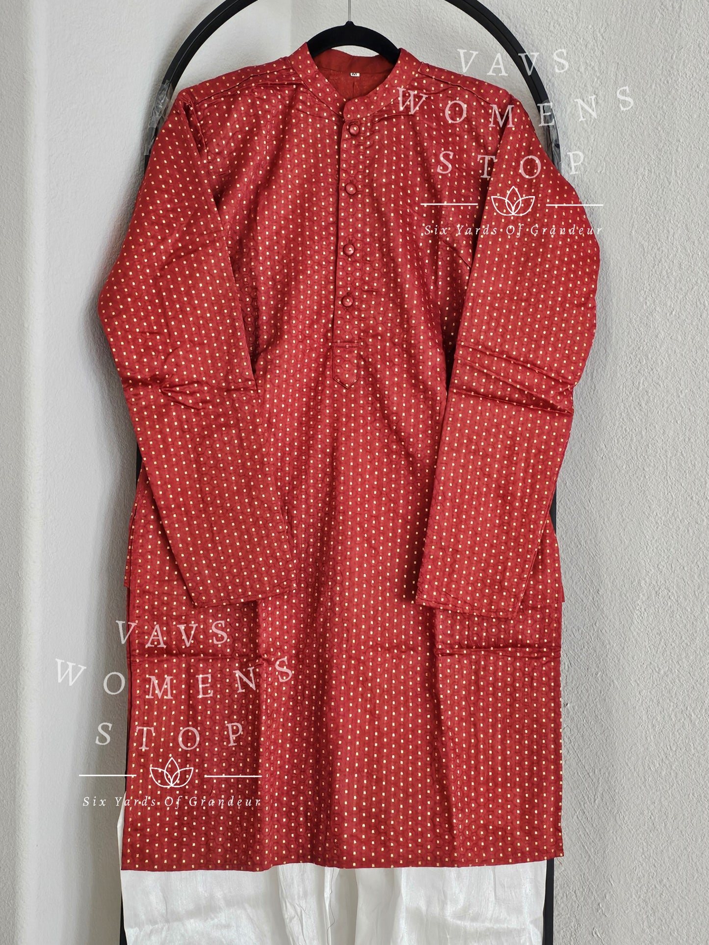 Men's Soft Benarasi Kurta - Pajama Set