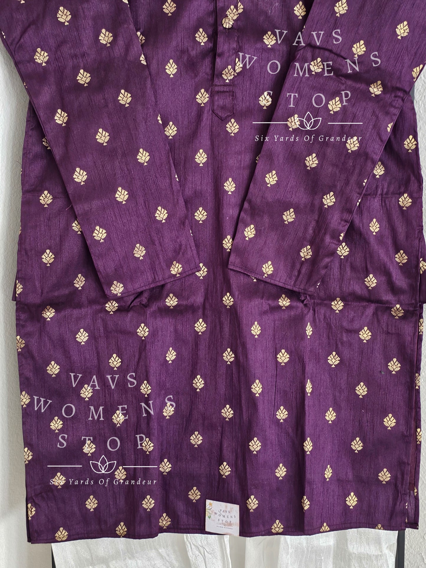 Men's Rawsilk  Kurta - Pajama Set