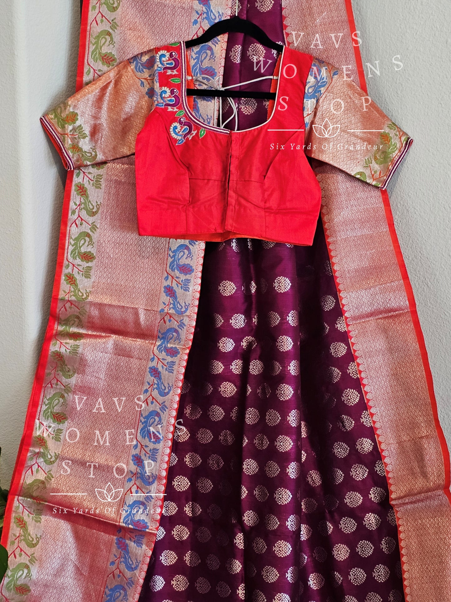 Pure Venkatagiri Pattu Saree - Blouse