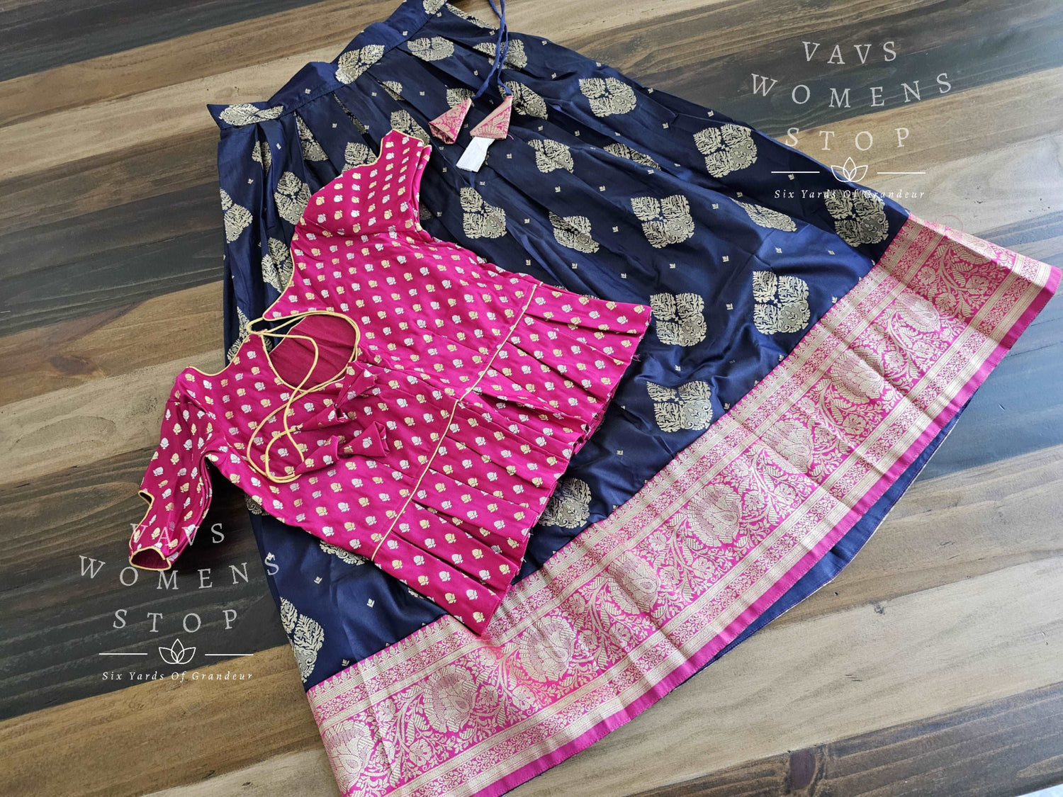 Designer Benarasi Paithani Lehenga/Langa Blouse