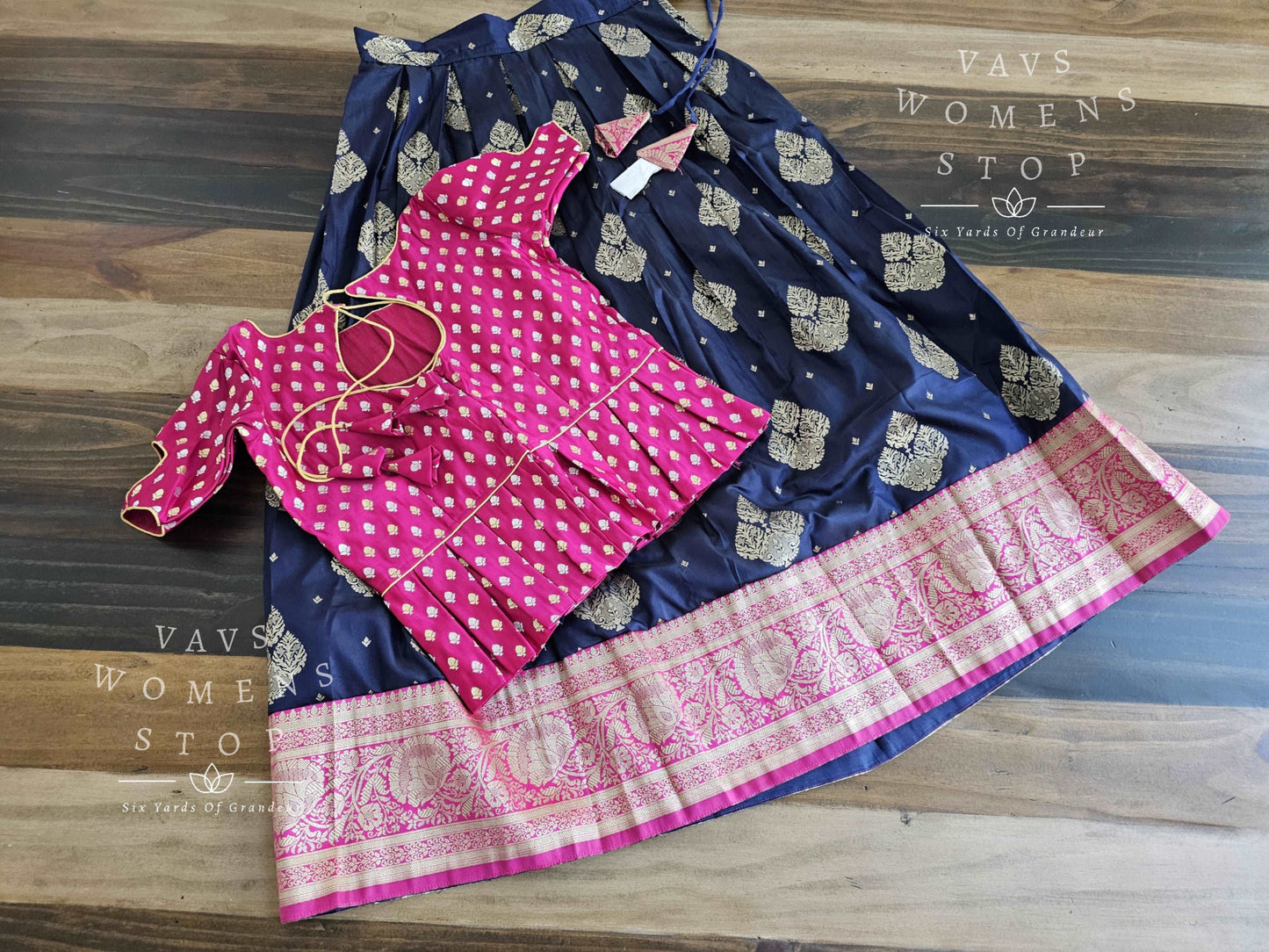 Designer Benarasi Paithani Lehenga/Langa Blouse