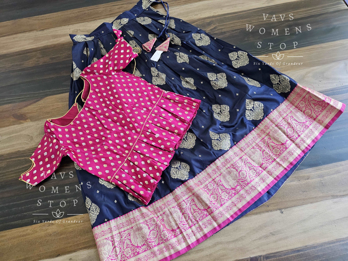 Designer Benarasi Paithani Lehenga/Langa Blouse