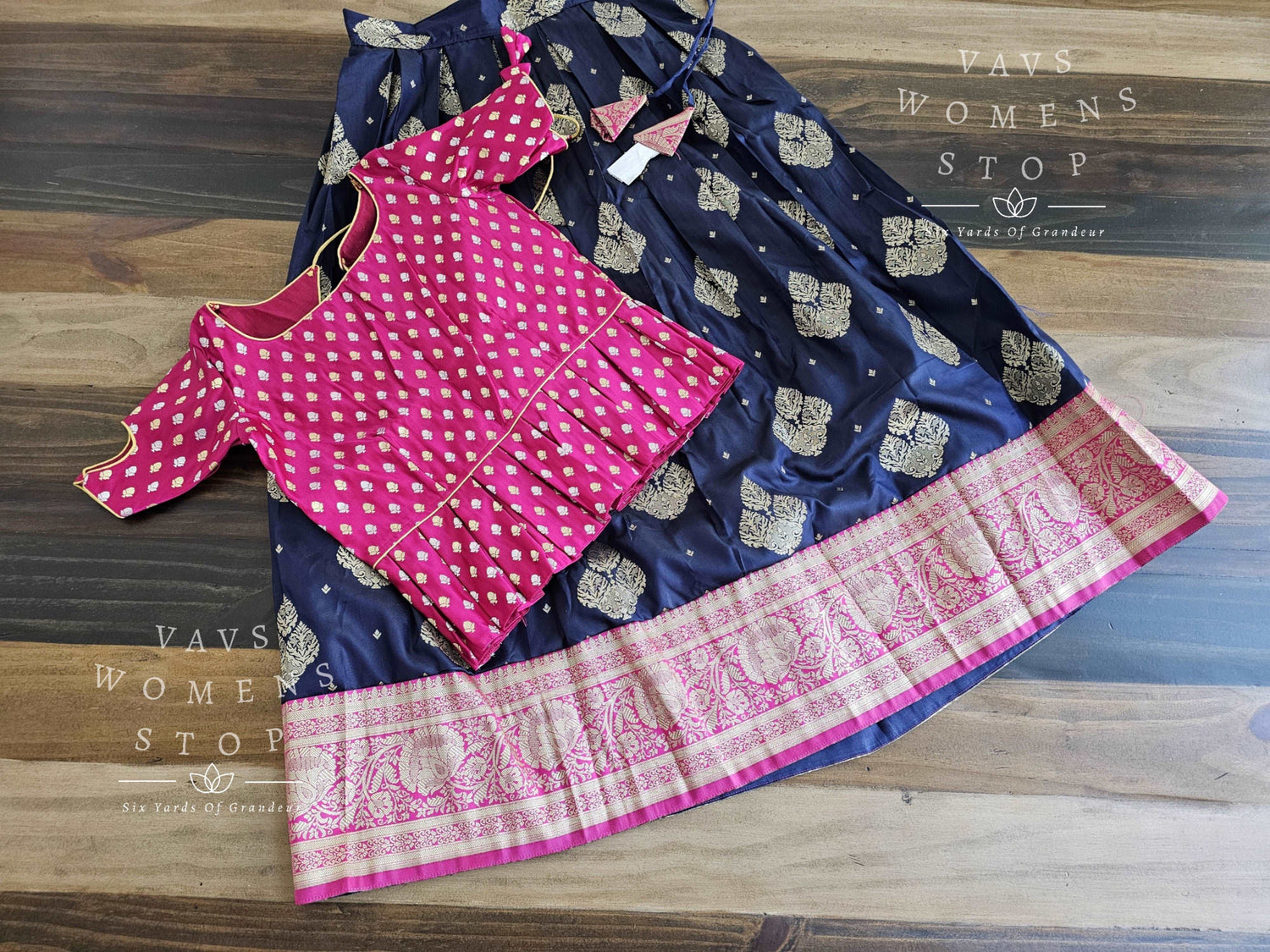 Designer Benarasi Paithani Lehenga/Langa Blouse