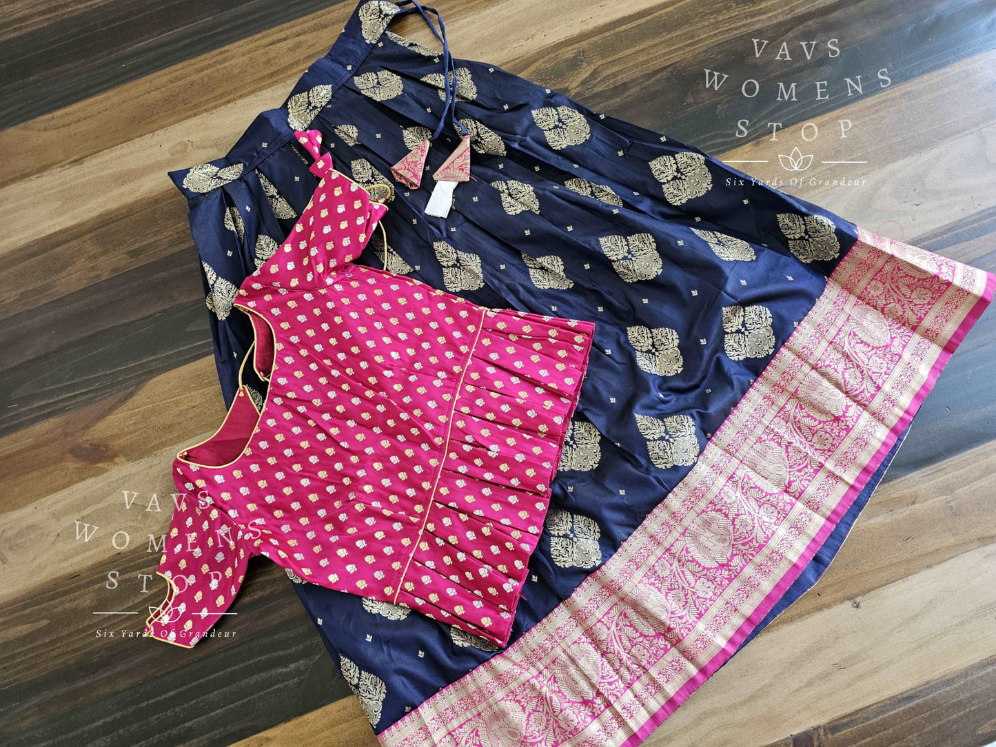 Designer Benarasi Paithani Lehenga/Langa Blouse