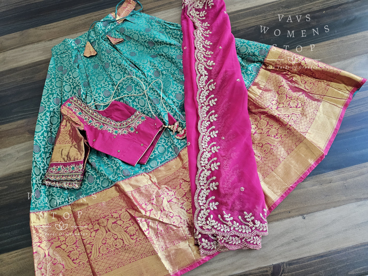 Traditional Half Saree Set