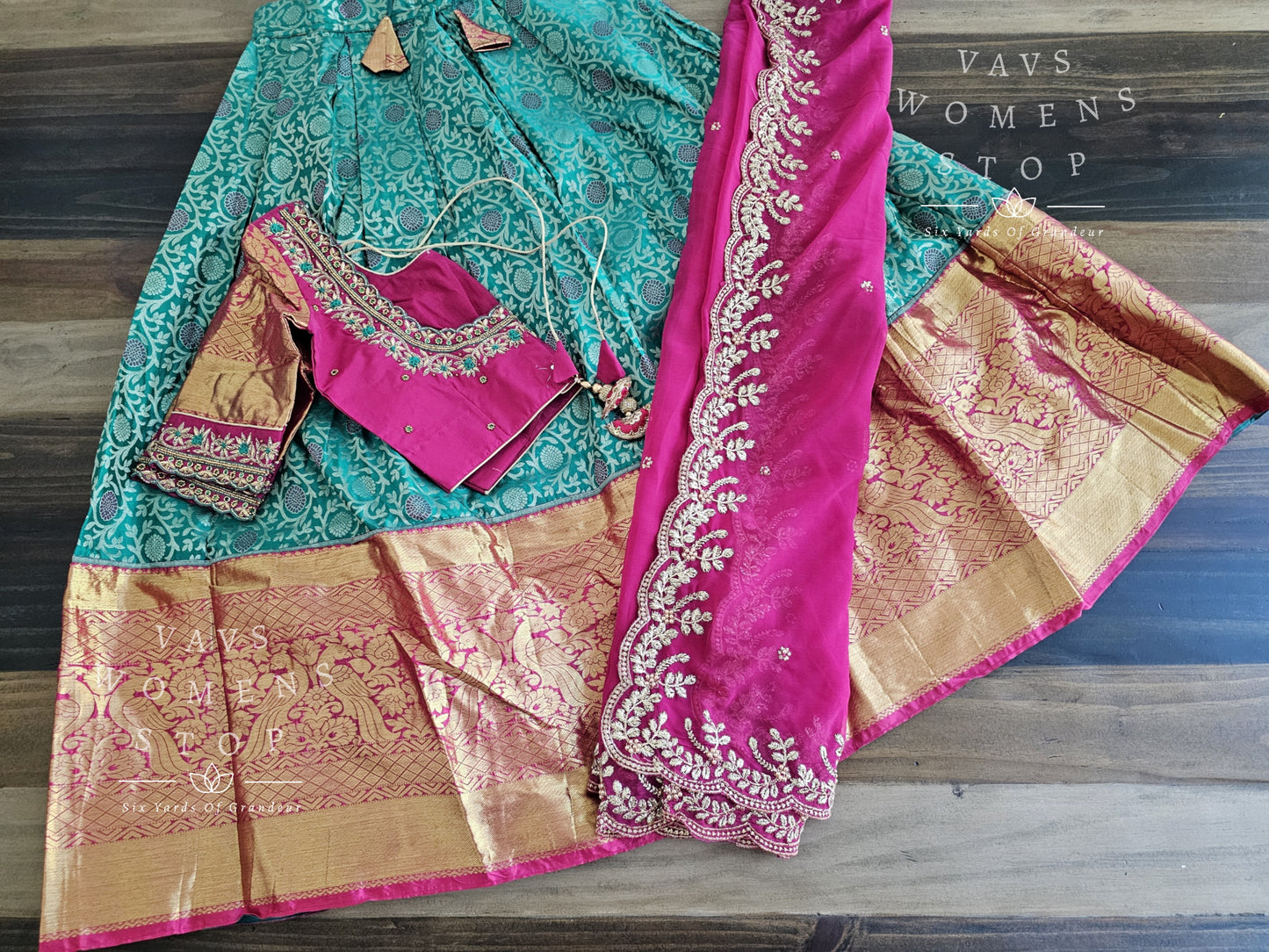 Traditional Half Saree Set