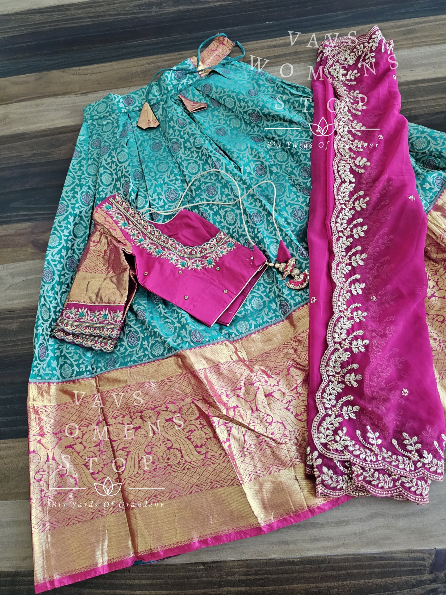 Traditional Half Saree Set